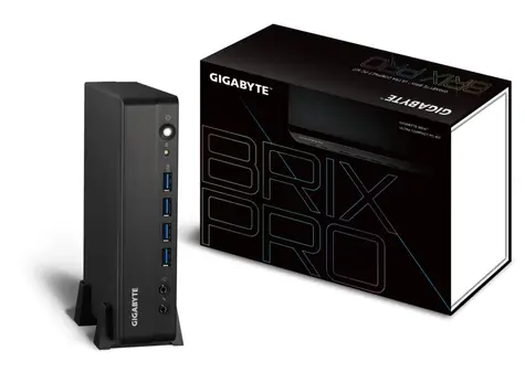 GIGABYTE Brix 1135 barebone / Core i3-1135G7 2.4GHz / 2x DDR4 / 2x M.2 / 4x HDMI / 6x USB + TB
