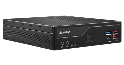 Shuttle XPC slim DH670V2 černá / LGA1700 / 2xDDR4 / 1xSATA / 2x M.2 / 2x2.5GLAN / Bez OS