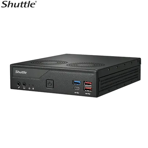 Shuttle XPC slim DH770 černá / LGA1700 / 2xDDR5 / 1xSATA / 2x M.2 / 2x2.5GLAN / Bez OS