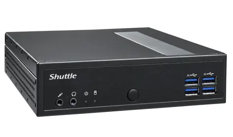 Shuttle XPC slim DL30N černá / Intel N100 3.4GHz / 1xDDR5 / 1xSATA / 2x M.2 / 2xLAN / Bez OS