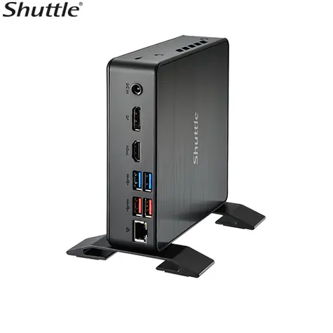 Shuttle XPC nano NC40U černá / Intel Celeron 7305 / 2xDDR4 / 1xSATA / 2x M.2 / 1xGLAN / Bez OS