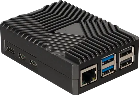 JOY-IT Raspberry Pi case Alu-09 pro Raspberry Pi 5 černá