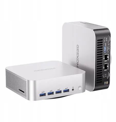 GEEKOM A9MAX stříbrná / AMD AI 9 HX 370 2.0GHz / 32GB DDR5 / 1TB SSD / Radeon 890M / W11P