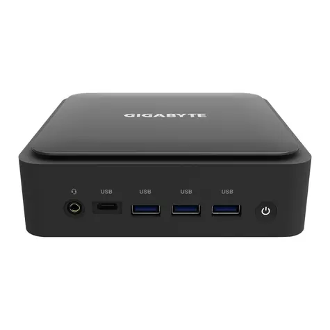 GIGABYTE Brix GB-BER7-8840 černá / AMD Ryzen 7 8840U / Bez RAM / Bez SSD / AMD Radeon 780M / BezOS  