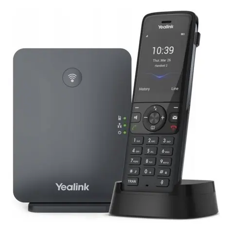 Yealink W78P SIP DECT (základna + ručka W78H) / VoIP telefon / 10x SIP / až 10 DECT ruček