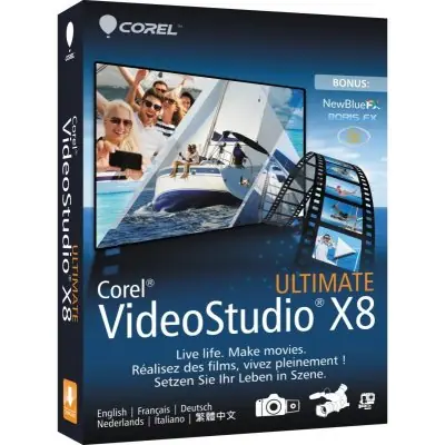 Corel VideoStudio Ultimate X8 / Elektronická licence / 1 uživatel / Win / mnohojazyčný