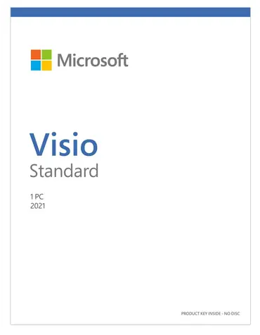 Microsoft Visio Standard 2021 / Licence / 1 PC / ESD / Win - všechny jazyky