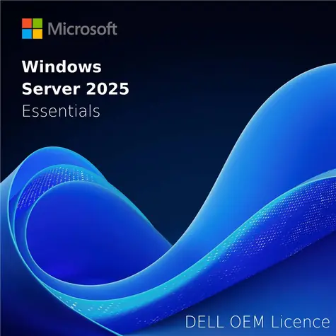 DELL MS Windows Server 2025 Essentials / ROK (Reseller Option Kit) / OEM / pro max. 10 CPU jader / max. 25 uživatelů