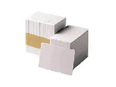 ZEBRA klasické plastové karty 500 ks / PVC / 30 mil (0.76 mm) / bílá