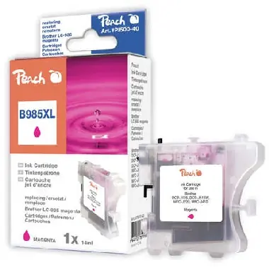 Peach LC-985XL alternativní cartridge / DCP-110C, DCP-115C / 14 ml / Fialová