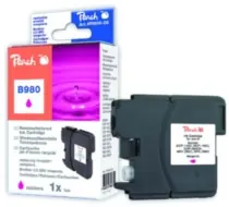 Peach LC-1100XL a LC-980XL alternativní cartridge pro Brother / DCP-385C, DCP-395CN po Expiraci / 7 ml / Fialová