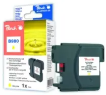 PEACH kompatibilní cartridge Brother LC-1100C, Yellow, 13 ml