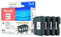 Peach LC-1100XL a LC-980XL alternativní cartridge pro Brother / 1x 17 + 3x 7 ml / MultiPack
