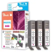 Peach 920XL alternativní cartridge / HP OFFICEJET 6500MFP / 1+2x12 ml / Fialová