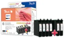 Peach T0711-T0714 alternativní cartridge / 2x7.4 , 3x5.5 ml/ Combi-Pack Plus 