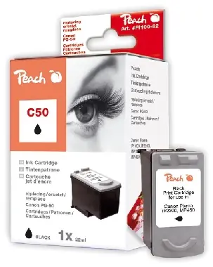 PEACH kompatibilní cartridge Canon PG-50, Black, 23 ml