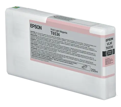 EPSON T6536 originální cartridge Stylus Pro 4900 světle červená / 200 ml