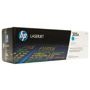 HP CE411A originální toner / LaserJet Pro 300, 400 / 2.600 stran / Azurový