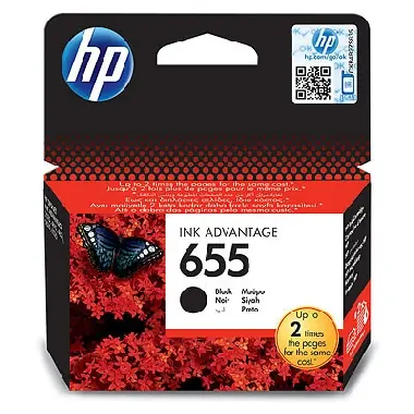 HP CZ109AE Ink Cart No.655 pro DJ4615, 5525, 14ml, Black