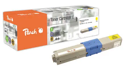 PEACH kompatibilní toner OKI 44469704, žlutá, 2000 výnos