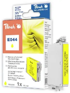Peach alternativní cartridge / Epson C64/C84 / 15 ml / Žlutá