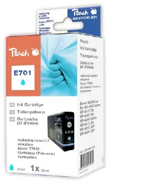 Peach alternativní cartridge / Epson WorkForce Pro / 36 ml / Modrá
