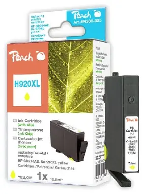 Peach 920XL alternativní cartridge s čipem / HP OFFICEJET 6000 / 12 ml / Žlutá