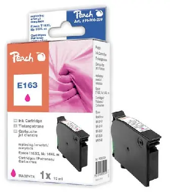 Peach T1633 alternativní cartridge / Epson WF2010, 2510 / 10 ml / Fialová