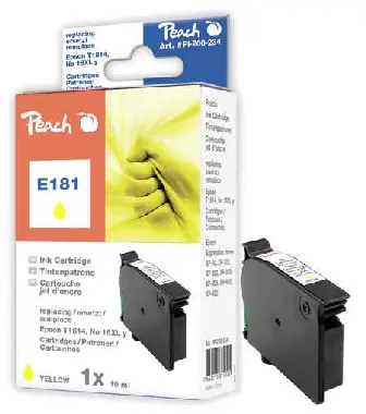 Peach T1814 alternativní cartridge / Epson Expression Home XP-202 / 10 ml / Žlutá