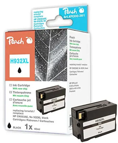 Peach 932XL alternativní cartridge / HP OFFICEJET 6000 / černá