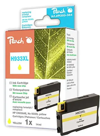 Peach 933XL alternativní cartridge / HP OFFICEJET 6000 / žlutá
