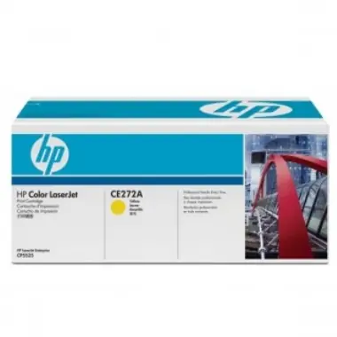 HP CE272A originální toner / CLJ CP5525 / 15.000 stran / Žlutý