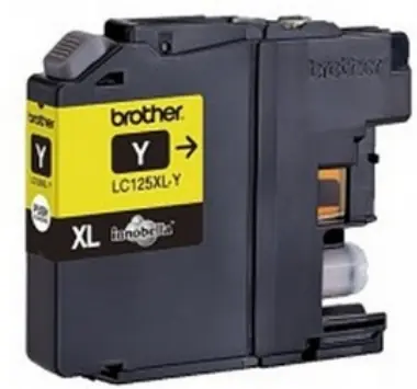 Brother LC-125 originální cartridge žlutá / MFC-J4410DW / 1200 stran / Žlutá