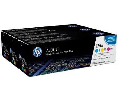 HP CF373AM originální toner / CP 1215, 1312 / 3x1.400 stran / azurová / purpurová / žlutá