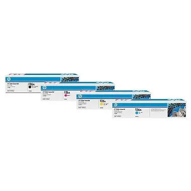 HP CF341A originální toner / CLJ CP1025 / 3x1.000 stran / azurová / purpurová / žlutá