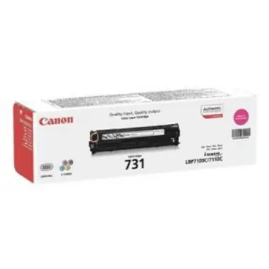 Canon CRG-731M originální toner / LBP-7100, LBP-7110 / 1.500 stran / Fialový