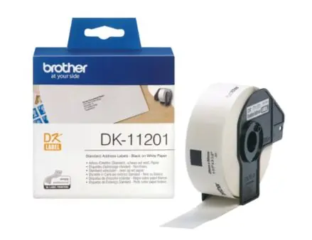 Brother DK-11201 / Papírové štítky pro QL-560/570/580N/650TD / 29 x 90 mm / 400 ks