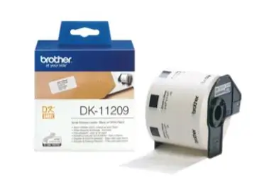Brother DK-11209 / Papírové úzké adresní štítky / 62 x 29 mm / 800 ks