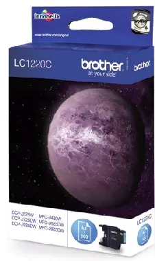 Brother LC-1220C originálníní cartridge / MFC-J430W/MFC-J625DW / 300 stran / Modrá