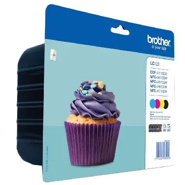 Brother LC-123VALBP originální cartridge / MFC-J4410DW / 4x 600 stran / Multipack / CMYK