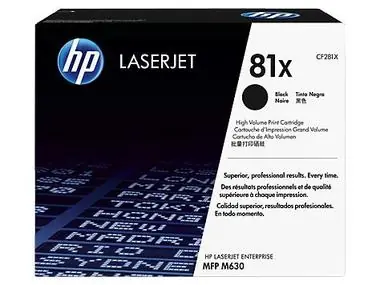 HP 81X originální tonerová kazeta LaserJet s vysokou výtěžností/ černá