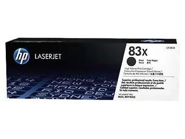 HP 83X originální tonerová kazeta LaserJet s vysokou výtěžností/ černá