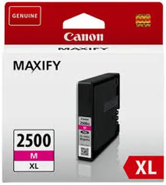 Canon PGI-2500XL M / originální cartridge / purpurová