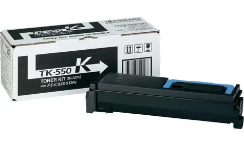 Kyocera toner TK-550K / FS-C5200DN / 6000 stran / Černá