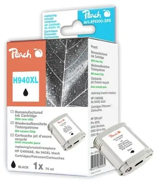 Peach HP H940XL černá / 70ml / až 2475 stran / s čipem