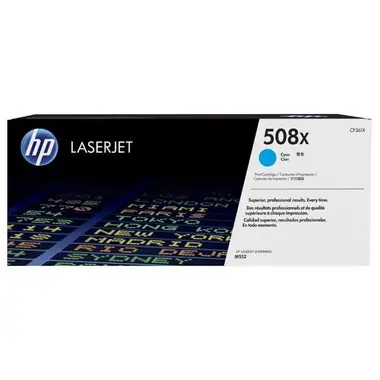 HP 508X originální toner azurová / CF361X / 9.500 stran