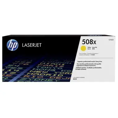 HP 508X originální toner žlutá / CF362X / 9.500 stran