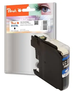 Peach Remanufactured LC-127XL alternativní cartridge / pro Brother DCP-J4510 / černá