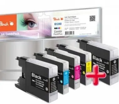 Peach LC-1240 MultiPack Plus alternativní cartridge / Brother MFC-J430W / Multipack