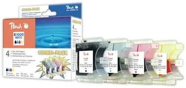 Peach remanufactured LC-1000/970 MultiPack Plus alternativní cartridge pro Brother / MFC-240C / Multipack